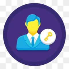 Key Person Icon Png Free Pik Aesthetic - Worker