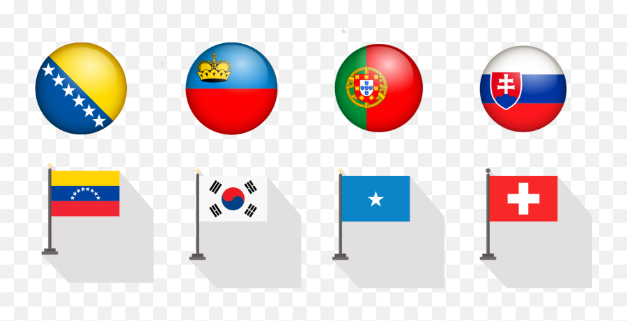 Best Country Flag Icons To Use For Websites - Flags Countries Icons Png,Country Flags Icon
