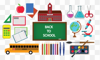 School Png Clipart All - Things We See In School,Backpack Clipart Png