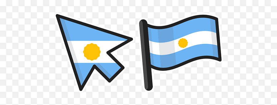Argentina Flag Cursor U2013 Custom Browser Extension - All Country Flags Important Png,Argentina Flag Png