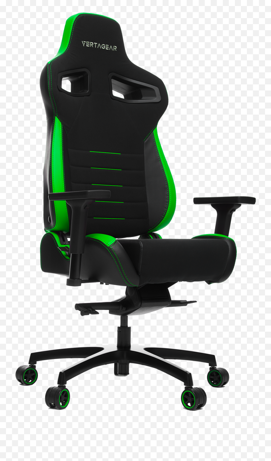 Vertagear Racing Series P - Black And Green Gaming Chair Png,Gaming Chair Png