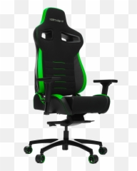 Vertagear Racing Series P - Black And Green Gaming Chair Png,Gaming Chair Png