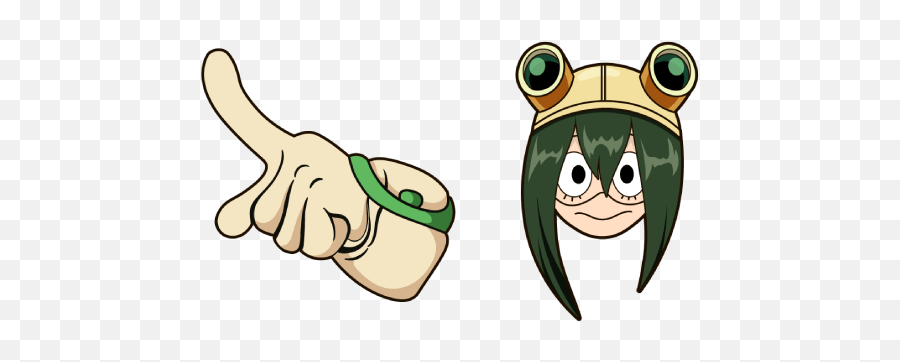 My Hero Academia Tsuyu Asui Cursor - Custom Cursor My Herue Academia Png,Kaminari Icon