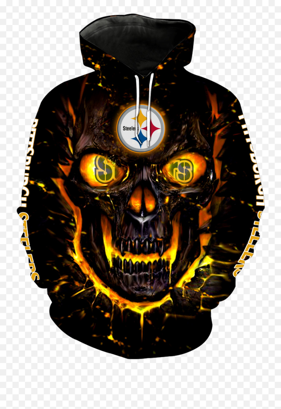 Official - Skull Art Harley Davidson Png,Steelers Png