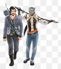 Fashion Bros I Took A Break From - Cosplay Png,Zenyatta Png