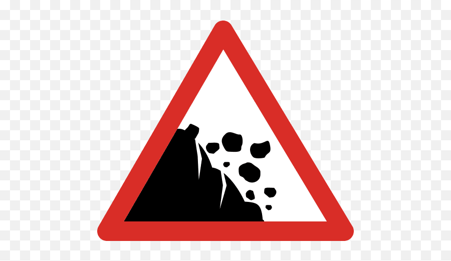 Rocks Falling Sign Icon Png And Svg Vector Free Download - Dot,Falling Icon