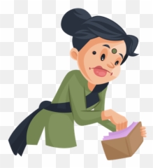 Best Premium House Maid Stealing Money From - Girl Stealing Money Clipart png