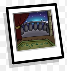 Download Balcony Background Icon - Club Penguin Purple png