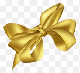 Gold Christmas Bow Png 1 Image