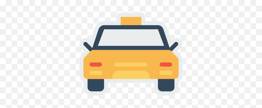 Taxi Icon Of Flat Style - Available In Svg Png Eps Ai Clip Art,Cab Png
