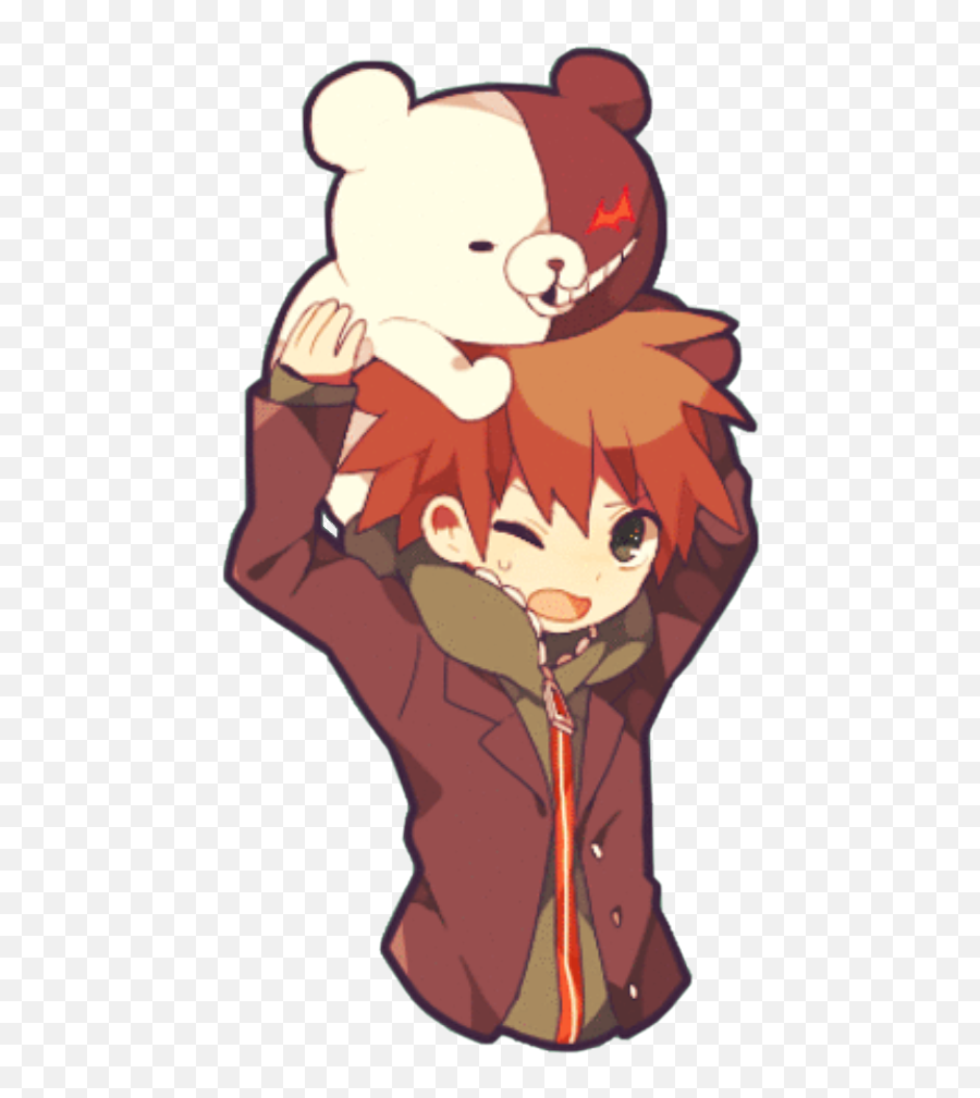 Makotonaegi Monokuma Danganronpa 324392312050211 By Z3ro - Cute Danganronpa Makoto Fanart Png,Monokuma Icon