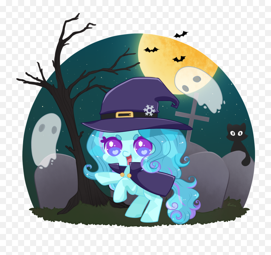 Download Hd Exceru - Karina Crystal Pony Ghost Gravestone Illustration Png,Gravestone Transparent