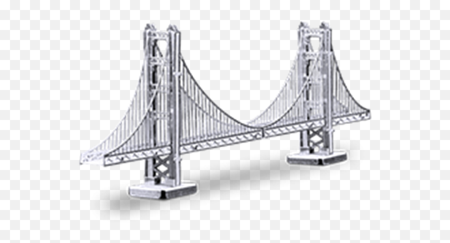 San Francisco Golden Gate Bridge 3d - Metal Earth Bridges Png,Golden Gate Bridge Png