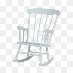 Boston Rocker With White Paint Finish - Transparent Background Rocking Chair Png,Rocker Png