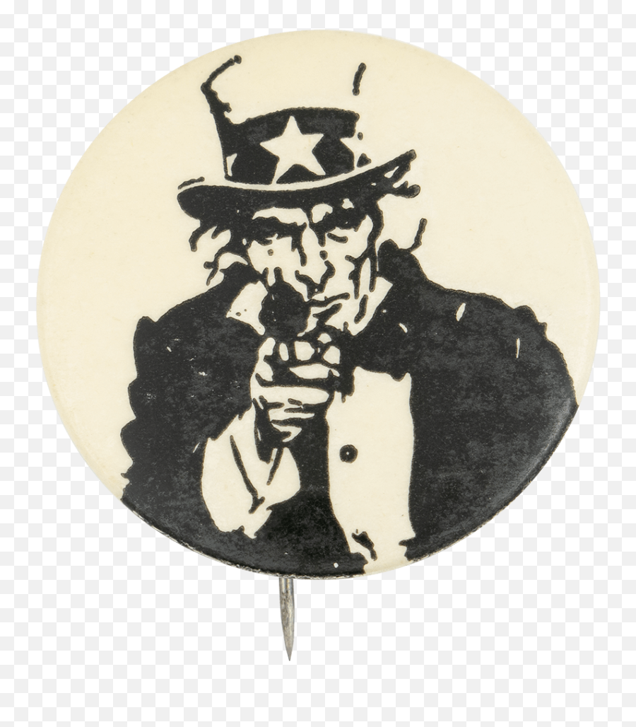 Uncle Sam With A Gun Busy Beaver Button Museum - Uncle Sam With Gun Transparent Png,Uncle Sam Png