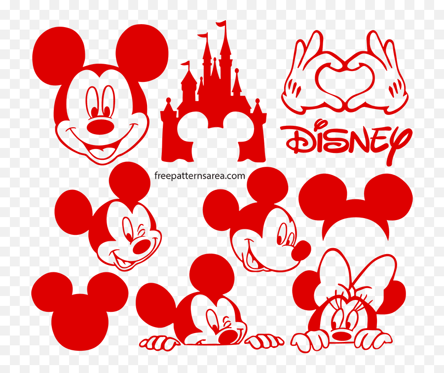 Mickey Mouse Silhouette Vector Images - Mickey Mouse Cricut Png,Mickey Mouse Logo Png