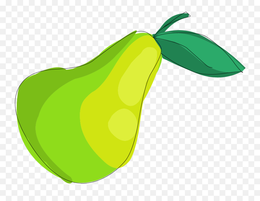 Pear Drawing Clip Art - Pear Png Cartoon,Pear Png