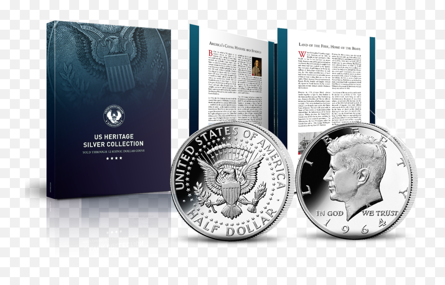 Us Heritage Silver Coin Collection - Coin Packaging Design Ideas Png,Silver Coin Png