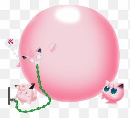 Download Jealous Clefairy - Jigglypuff Inflation Full Size Jigglypuff Inflation Png,Jigglypuff Png