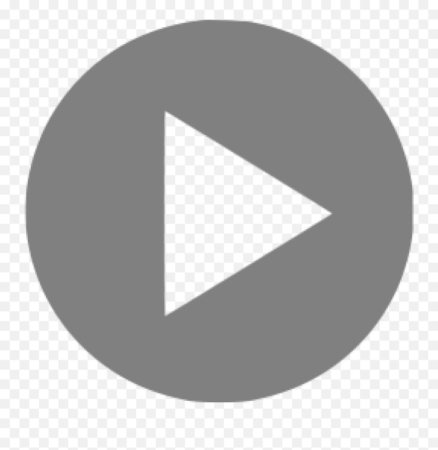 Gray Video Play Icon - Video Play Button Png,Play Icon Transparent Background