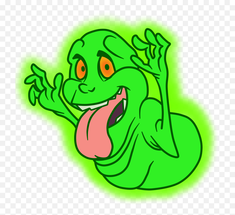 Ghost Cartoon Clip Art - Slimer Cartoon Png,Slimer Png