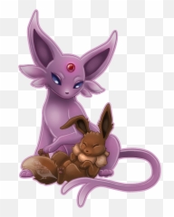 Eevee Espeon - Espeon And Eevee Art Png,Espeon Png
