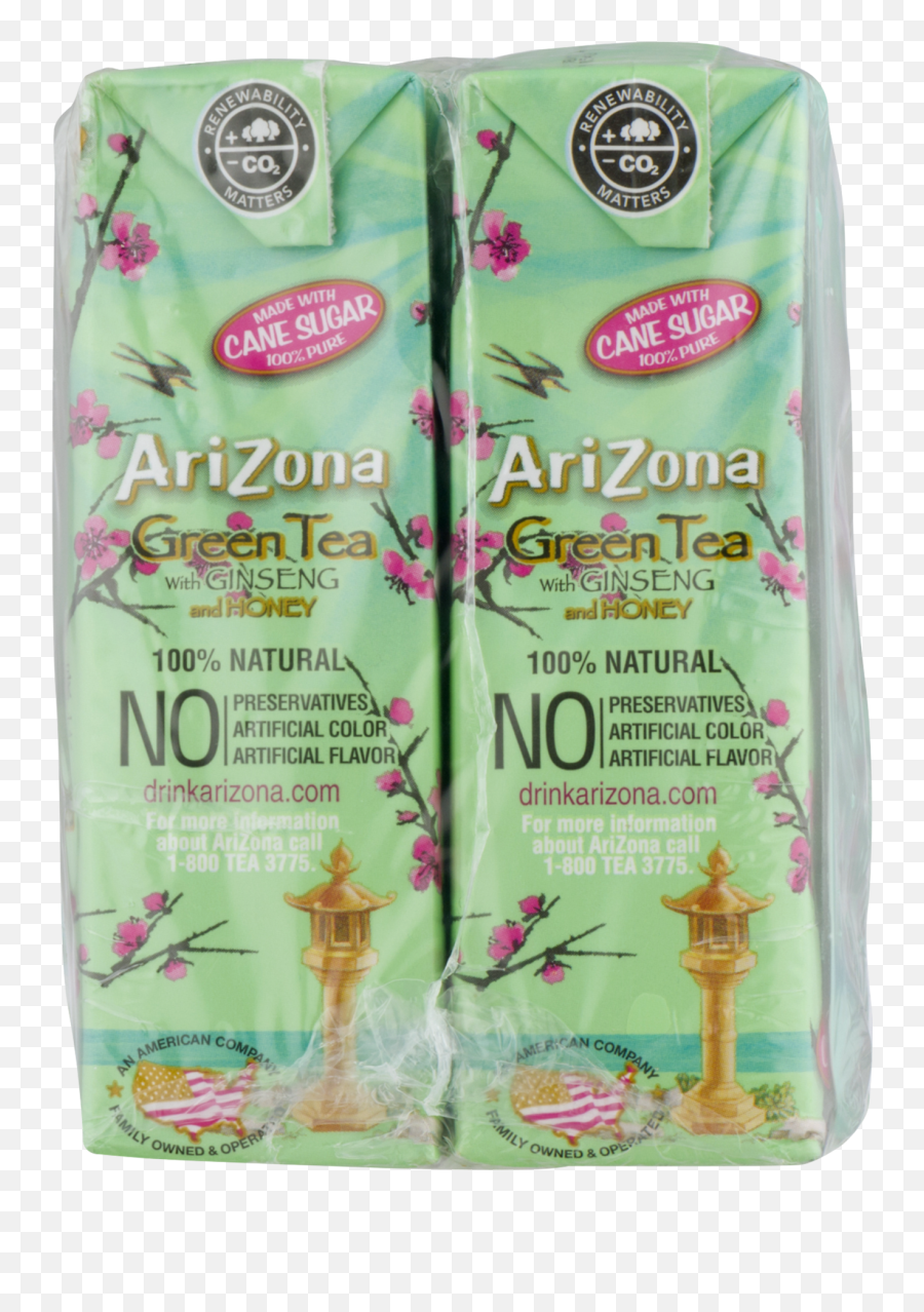 Arizona Green Tea With Ginseng U0026 Honey 675 Fl Oz 8 - Grape Png,Arizona Iced Tea Png