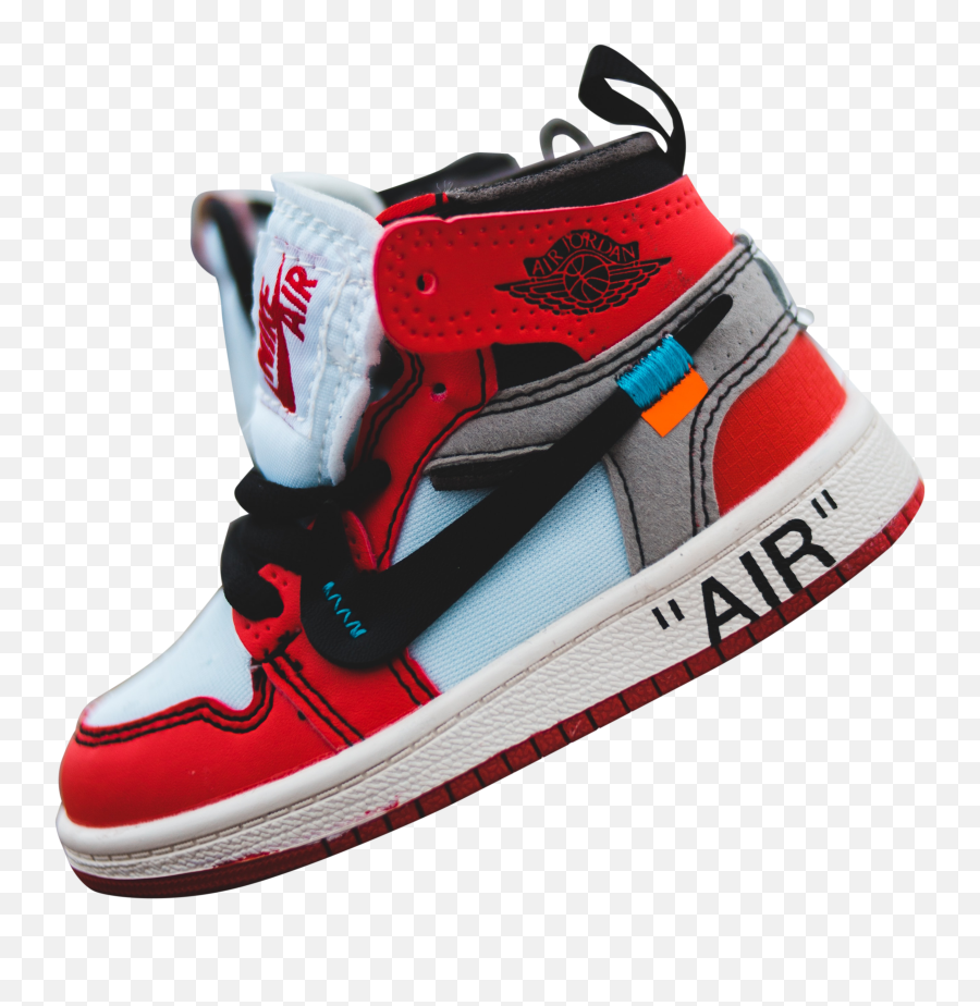 Red And White Nike Jordan Sneakers Png Transparent Background