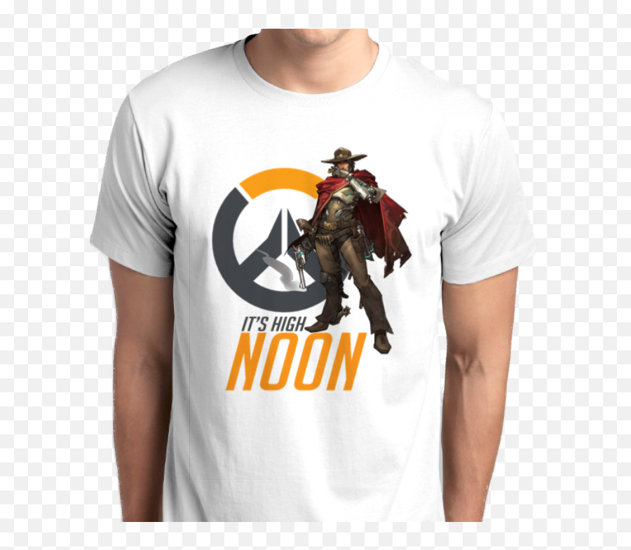 Overwatch Mccree Its High Noon 2 T - Overwatch T Shirt One Shot One Kill Png,Mccree Png