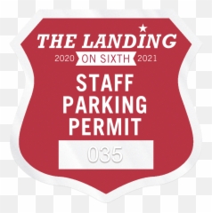 Shield Clear Polyester Numbered Inside Parking Permit Decal - Printing Png,Shield Transparent