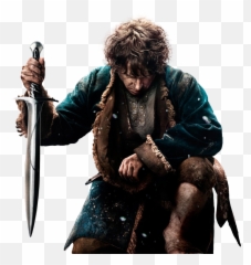 Download Png Bilbo Bolseiro - Dual Monitor The Hobbit Bilbo Baggins The Hobbit No Background,The Hobbit Png