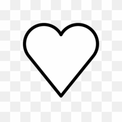 White Heart Emoji - Corazon Blanco png