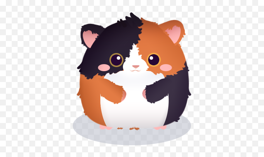 Fat Hamster By Misosazai - Cartoon Hamster Png Transparent Soft,Hamster Png