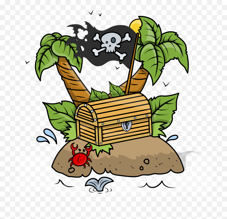 Clip Royalty Free Download Pirate Treasure Chest Clipart - Treasure Chest Pirate Clipart Png,Treasure Chest Png