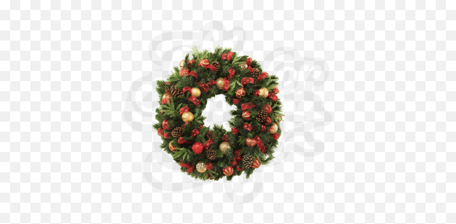 Christmas Wreath - 36 Inch Wreath Png,Christmas Wreath Transparent