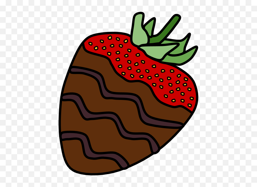 Chocolate Dipped Strawberries U2013 Clipartshare - Choclate Coverd Strawberrie Clipart Png,Stripes Png