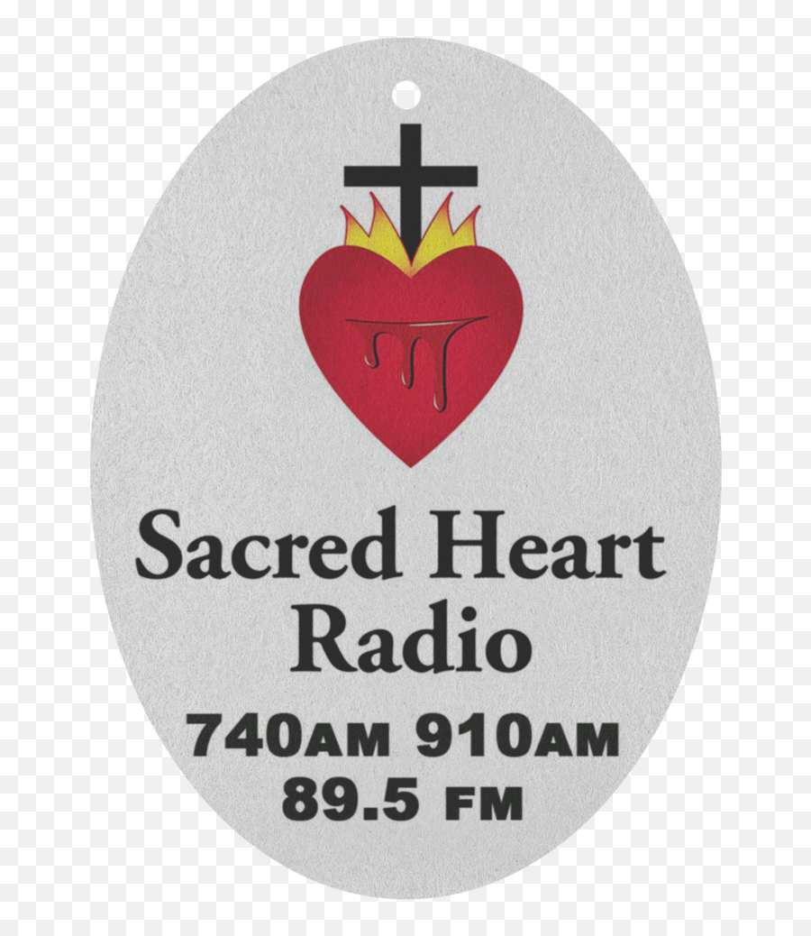 Sacred Heart Radio Air Freshener - Deborah Heart And Lung Center Png,Sacred Heart Png