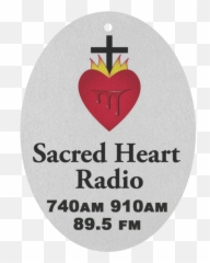 Sacred Heart Radio Air Freshener - Deborah Heart And Lung Center Png,Sacred Heart Png