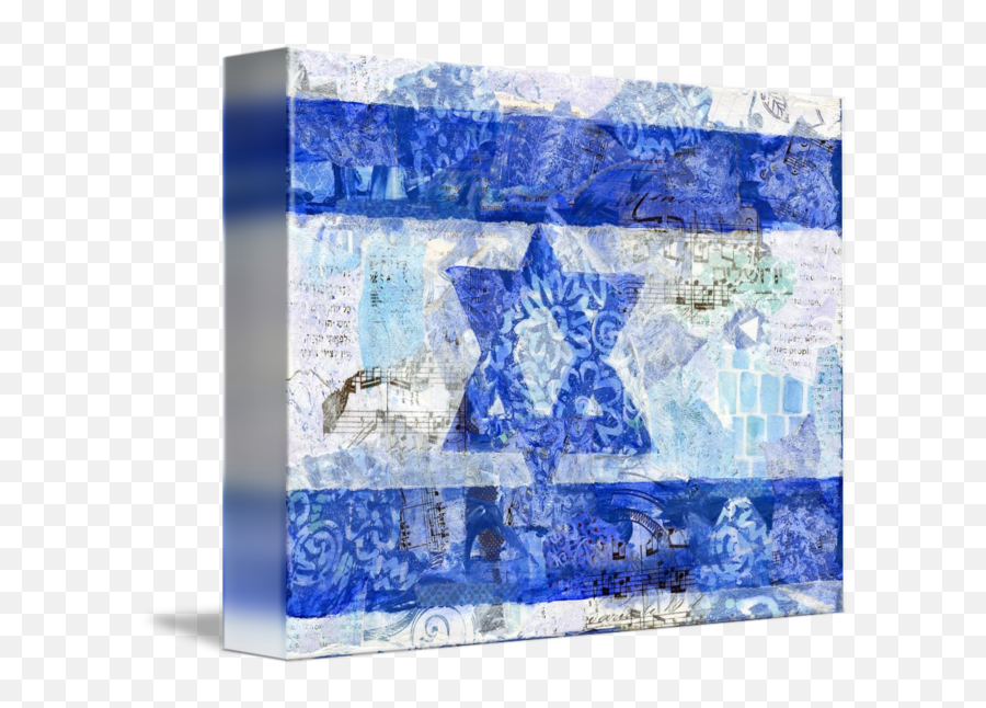 Israel Flag By Miriam Schulman - Israel Flag Art Png,Israel Flag Png