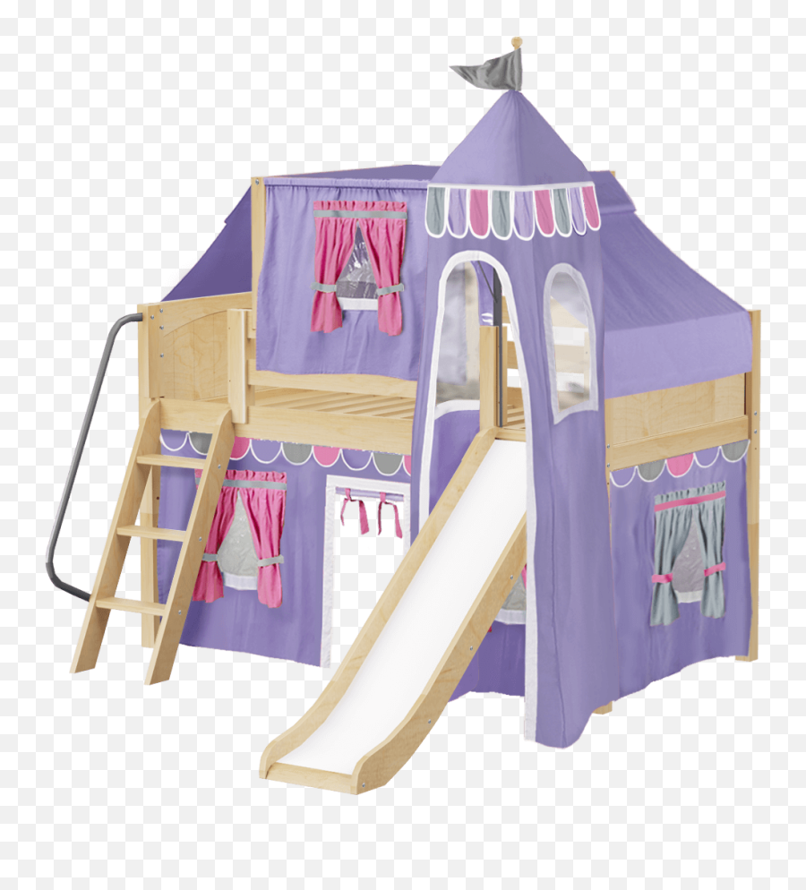 Princess Castle Loft Bed - Princess Castle Bed With Slide And Tent Png,Princess Castle Png