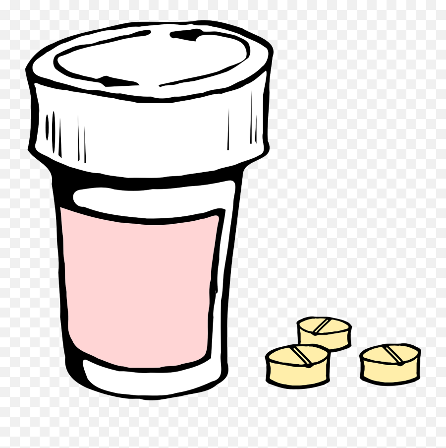 Pill Clipart Xanax - Draw A Pill Bottle Png,Xanax Png