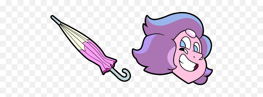 Steven Universe Rainbow Quartz 20 Parasol Cursor U2013 Custom - Steven Universe Rainbow Quartz Gem Png,Steven Universe Logo Png