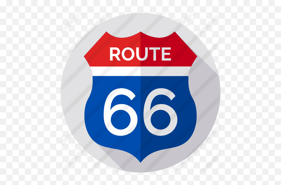 Route 66 - Route 66 Flat Png,Route 66 Logo