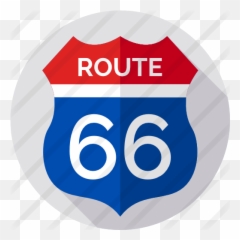 Route 66 - Route 66 Flat Png,Route 66 Logo