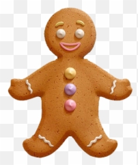 Gingerbread Man Transparent Png - Cookies