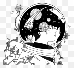 Astronaut Clipart Tumblr - Astronaut Drawing Png,Astronaut Transparent