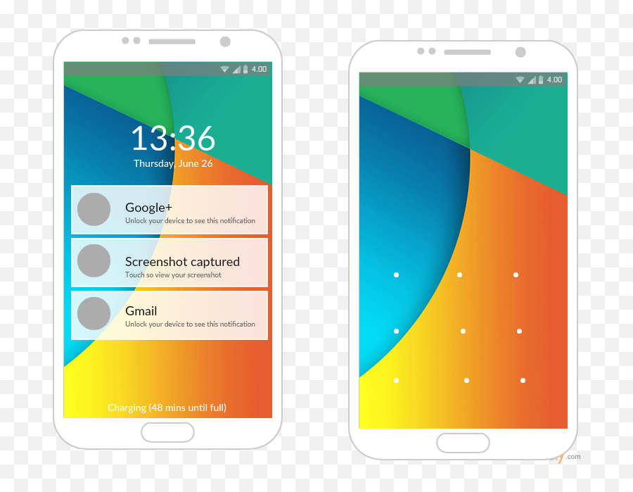 Android App Screen Mockup - Vertical Png,App Icon Mockup Psd Free