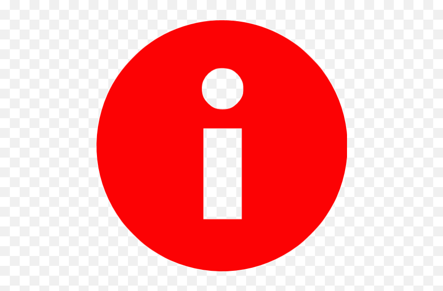 Red Info Icon - Transparent Info Icon Red Png,Contact Us Icon Gif