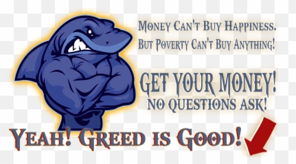 Monster Of Cyberspace Sharkhack Org - Cartoon Png,Greed Png