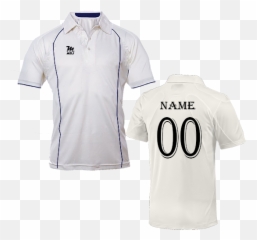 Kids White T - Shirt Cricket Sport png